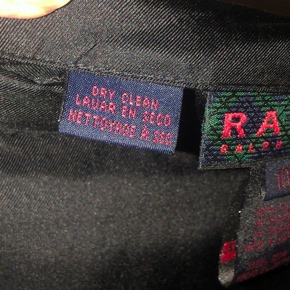 Ralph Lauren size 10 black silk  blend pencil skirt NWT - Picture 9 of 15